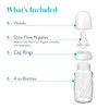 Evenflo Feeding Glass Premium Proflo Vented Plus Bottles for Baby,