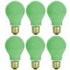 Sunlite Incandescent 40 Watt A19 Greem Ceramic Light Bulb 6