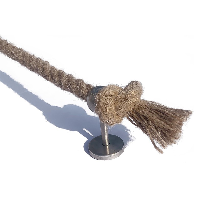 Perfeso.L Nautical Rope Towel Holder - Coastal Towel Rack with