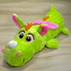 MIJOMA Plush Dog Toy Dragon - Squeaky and Crinkle Sounds