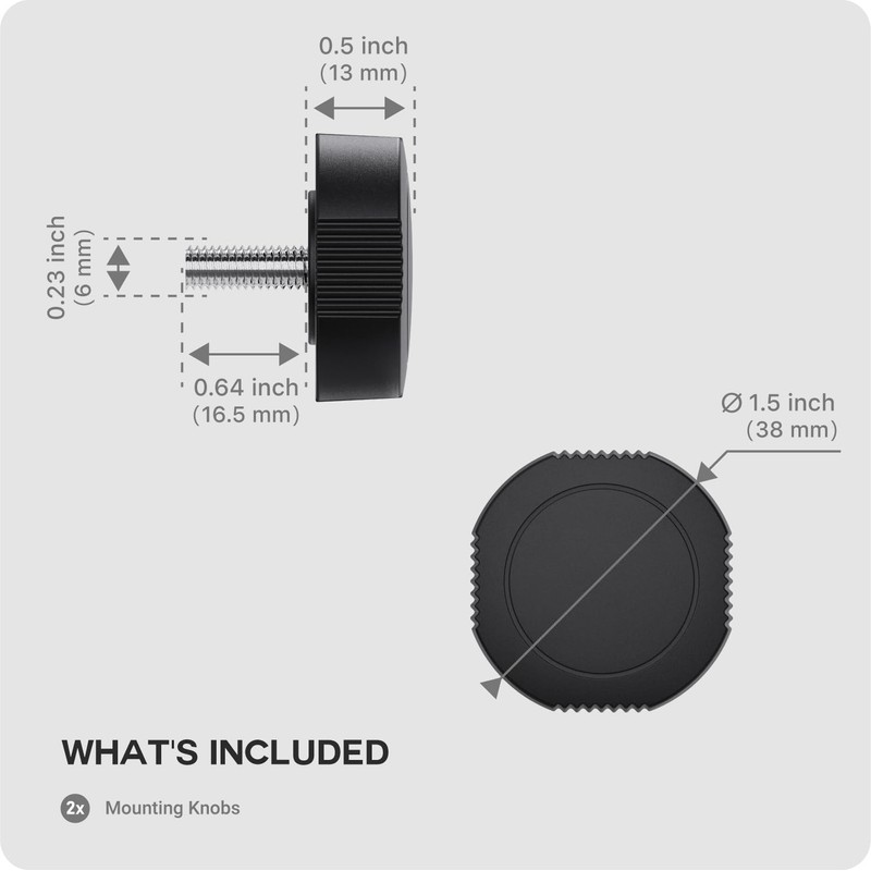 TUSITA Mounting Knobs Compatible with Lowrance HOOK2 Reveal 7 9