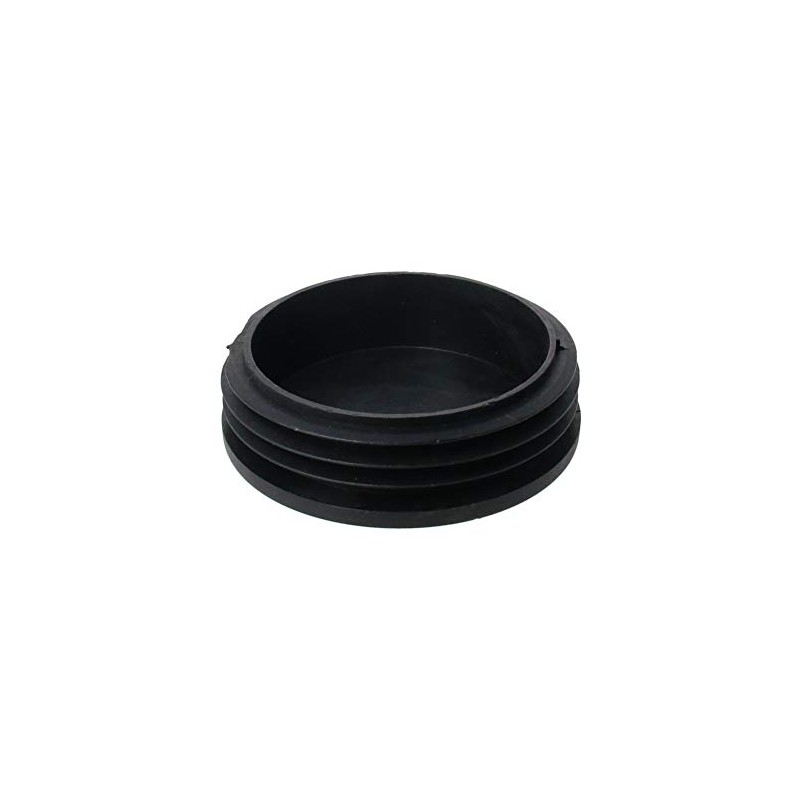 MroMax 2 x Round Plastic Pipe Plugs 90mm Diameter End
