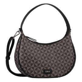 Gabor Women's Barina Banana Bag Shoulder Bag, black, Contemporary