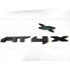 GMC 1PC Gloss Black Rear Tailgate AT4X OVERLAY Emblems 2023-2024