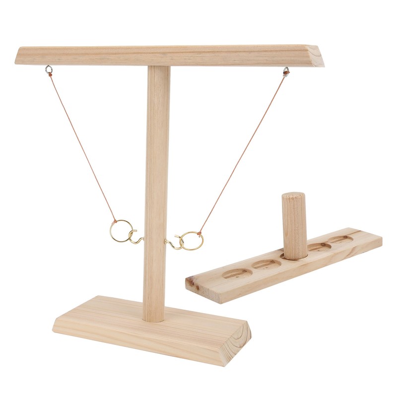 Outdoor Indoor Handmade Wooden Board Toss Games for Kids Adults