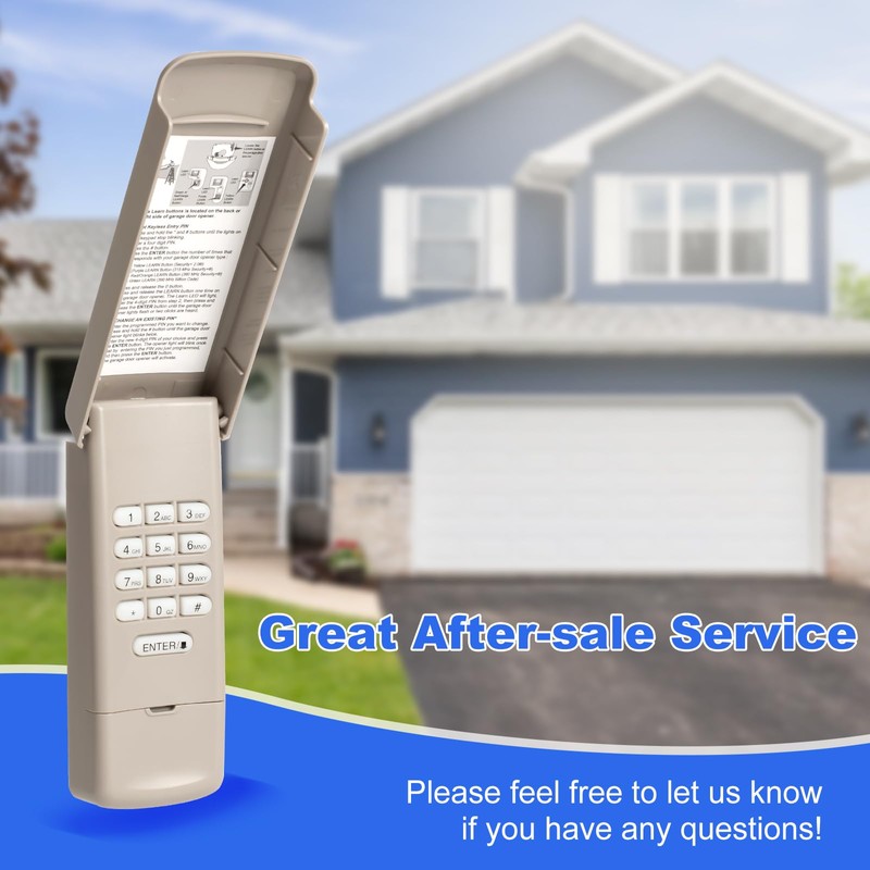 Nagola 878max 877max Garage Door Opener Keypad Remote, Compatible with