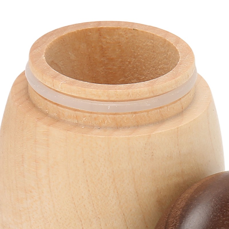 Acorn Shaped Toothpick Container 8cm Height Rounded Structure Eco Friendly