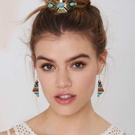 Pssopp Wooden Earring Pendant Jewellery Making Kit Blanks Wood Teardrop for Earrings Jewellery DIY Craft Making