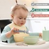 DRKIO 8 PCS Toddler Spoons Set - Baby Spoons with