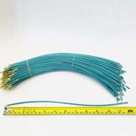Unbranded 100-PACK WIRE GROUNDING PIGTAIL 18AWG GREEN 600V 12" LONG