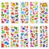24 Sheets(400+) Dinosaur 3D Puffy Stickers for Toddlers Kids, Bulk
