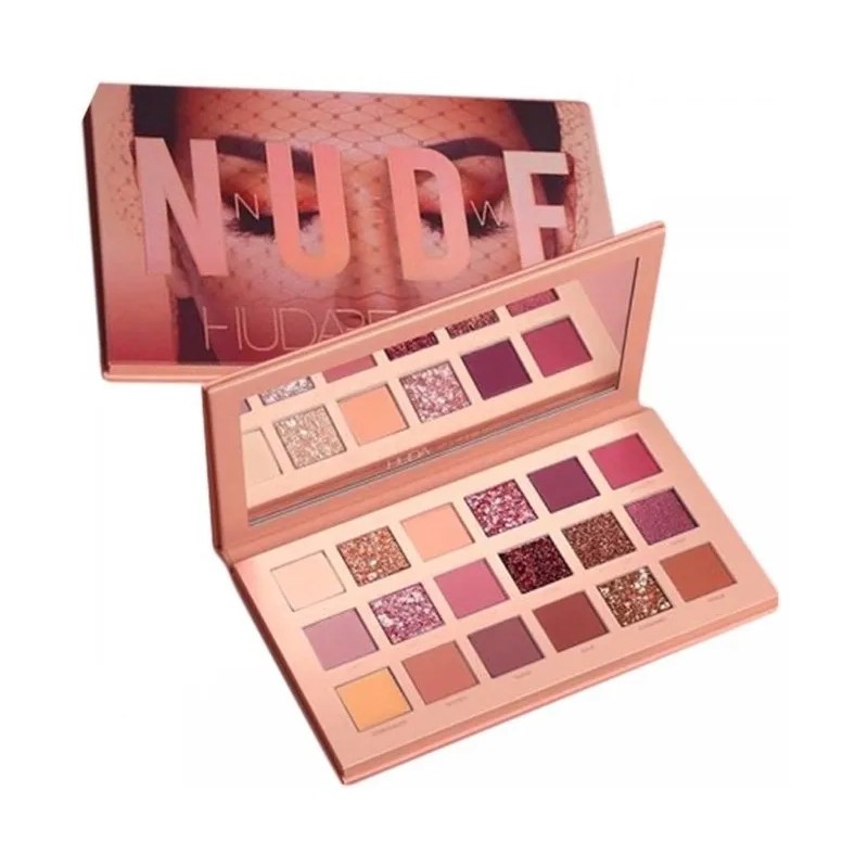Paleta De Sombras Nude 18 Tonos Maquillaje Incluye Espejo Color