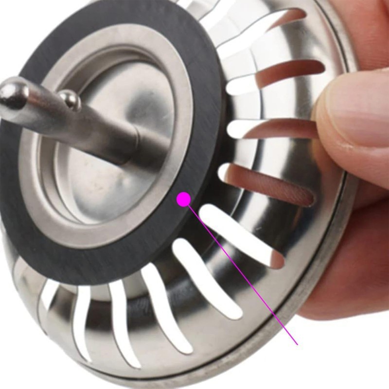 Sink Plug Rubber Seals, 5 Pack, Universal Replacement Washers, 78-83mm