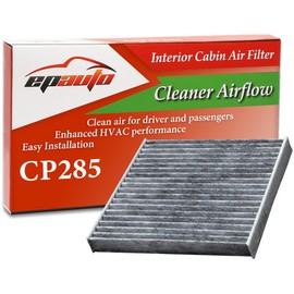 EPAuto CP285 (CF10285) Premium Cabin Air Filter includes Activated Carbon