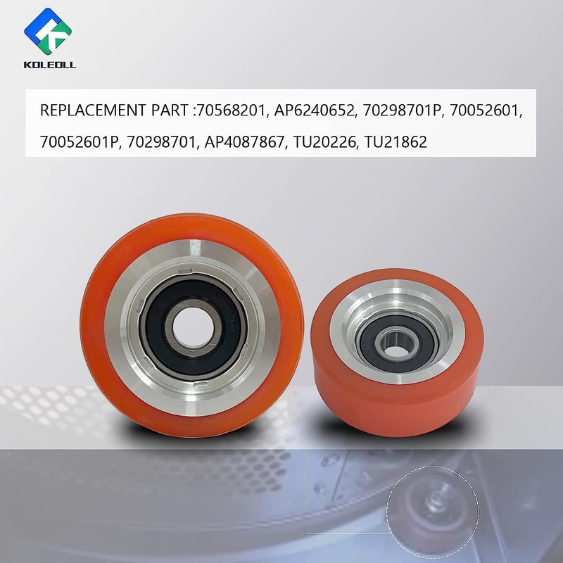 KOLEOLL 6 Pack 70298701P Roller And Seal Kit Compatible with
