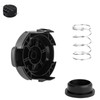 Kaberalty DWO1DT995 Replacement Trimmer Head Cap+Spring+Base Compatible with Dewalt DCST920