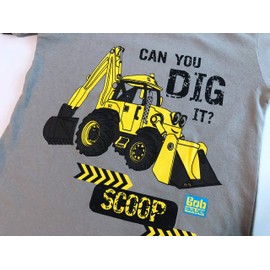 Popshion Boys Pajamas Truck Excavator Short Toddler Clothes Kids Pjs Sleepwear Summer Clothes Size 1-7 Years(59-Truck-7T)