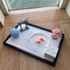 AOVOA Japanese Zen Garden Kit for Desk with 3 Sand