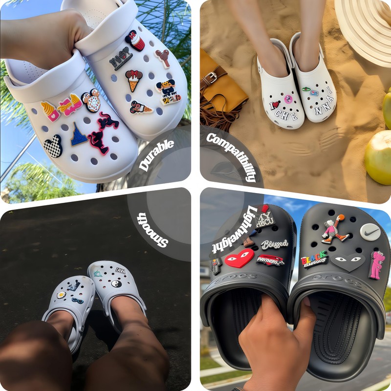 32 Pack Shoe Charm Fasteners, Keep Shoe Charms From Falling