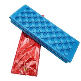 Portable Outdoor Cushion Mat Blue 4ea