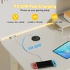 2.5 inch Desk Power Grommet Outlet 2 USB C 20W,