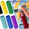 Desing Wish 8 Pack Reusable Popsicles Holders for Kids Anti