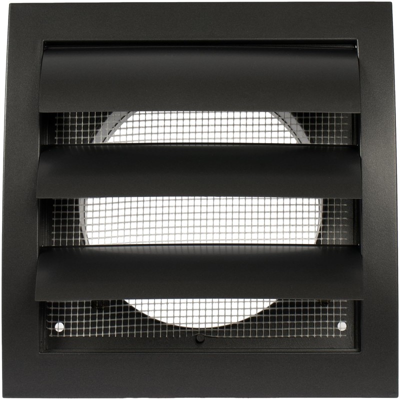 Anthracite Exhaust Hood Vent 4'' Inch with Built-in Pest Guard