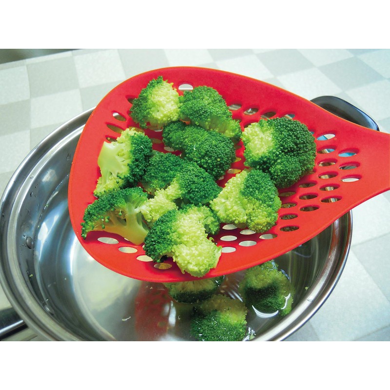 M's Labo Ladle, Colander, Colander, One Hand, Boiled Vegetables, New