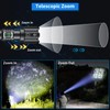 Super Bright Rechargeable Flashlight 1200000 High Lumens,Led Powerful Flashlights with