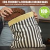 Mosucoirl Beeswax Bread Bags 2 Pack, Reusable Bread Storage Boxes