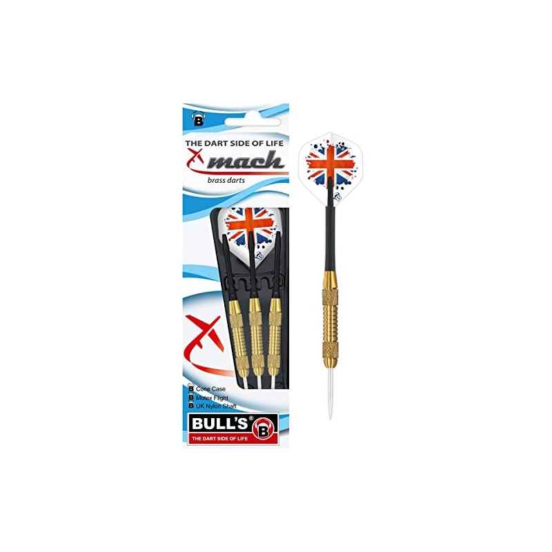 Bulls Mach Steel Dart, Unisex, Mach Steel Dart, Gold