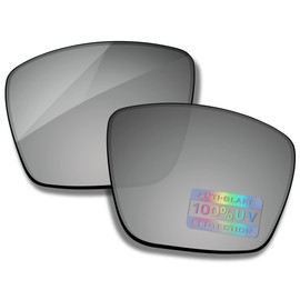 Bowyer POLARIZED Replacement Lenses for Costa Del Mar Bloke 06S9045 Sunglasses - Titanium Mirror