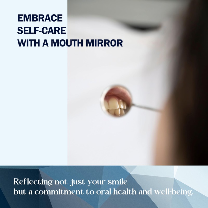 MJW 2pc Dental Mirror for Teeth Care, Lash Extensions &