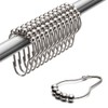 Uigos Shower Curtain Hooks Rings, Rust-Resistant for Bathroom Shower Rods