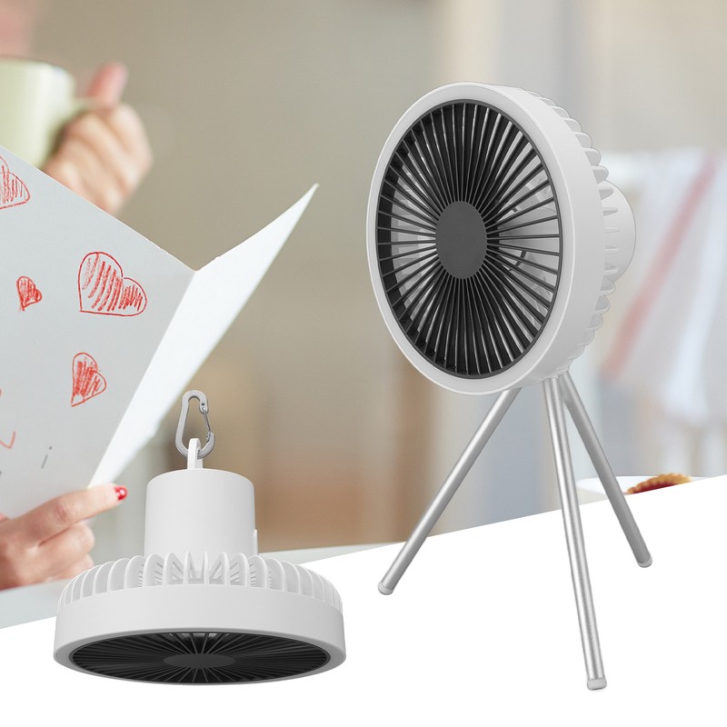 Tripod Fan 10000mAh 3 Gears Adjustable Timing Function Portable Desktop