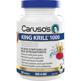 Caruso's Natural Health King Krill 1000mg 120 Capsules