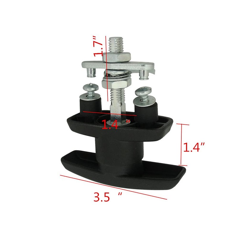 2 PCS T-Handle Door Lock Latch ABS T Handle Lock