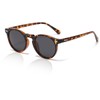 XITUADDA Polarised Round Sunglasses Women Men Retro Classic Acetate Frame