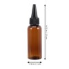 ULTECHNOVO Hair Styling Applicator Bottles 10 Pcs 50ml Plastic Refillable