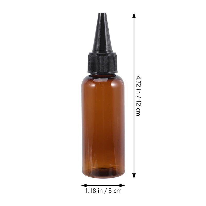 ULTECHNOVO Hair Styling Applicator Bottles 10 Pcs 50ml Plastic Refillable