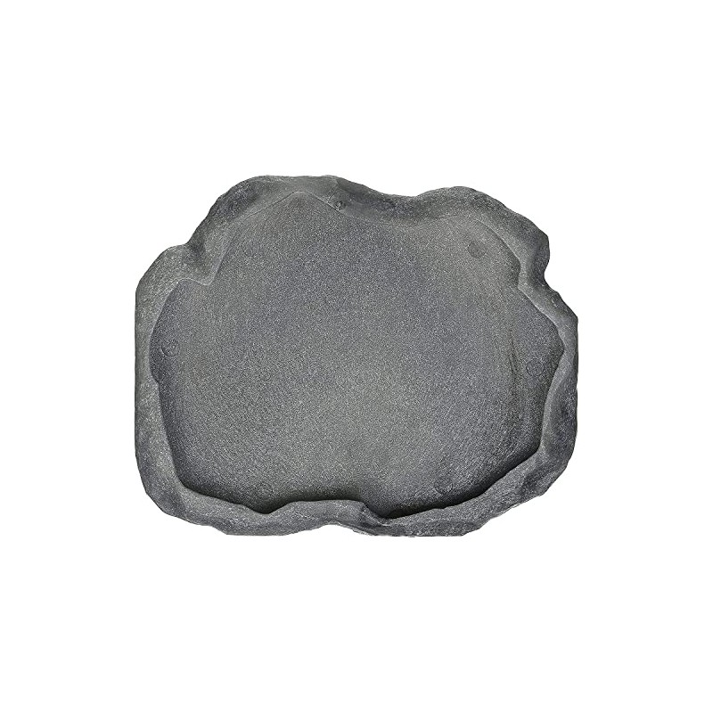 Zoo Med Reptile Rock Food Dish, Medium, 7.25"l x 6"w