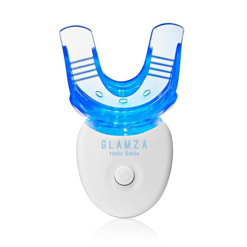 Glamza Hello Smile LED Laser Teeth Whitening Light Mouth Tray
