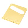 Top Loader Guitar Bridge Plate Steel 6 Strings Gold Color