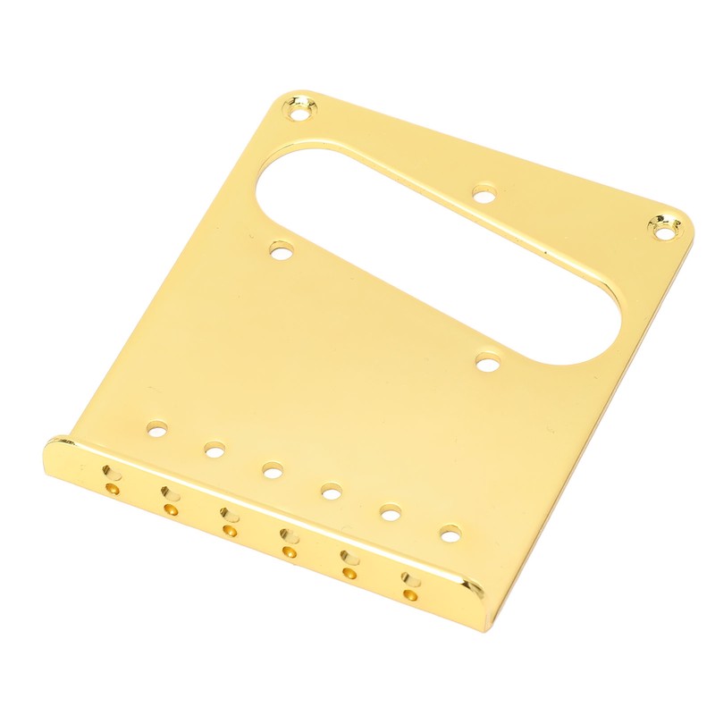 Top Loader Guitar Bridge Plate Steel 6 Strings Gold Color