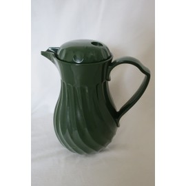 Genware Connoisserve Coffee Pot Black 40oz / 1.2ltr | 120cl Coffee Pot, Insulated Coffee Jug with Unbreakable Liner