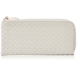 Kabushiki Gaisha Arrows 6R451/J5853 Women's Long Embossed Mesh Wallet, Light Gray, gray (light gray)