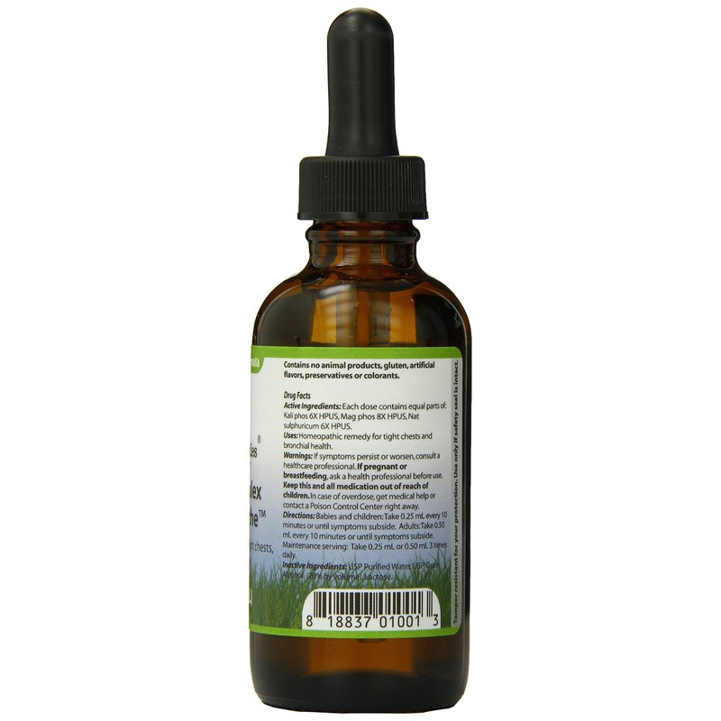 Native Remedies Triple Complex BronchoSoothe - Natural Homeopathic Formula Temporarily