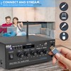 Pyle Compact Mini Home Power Amplifier - 40W Smart Small