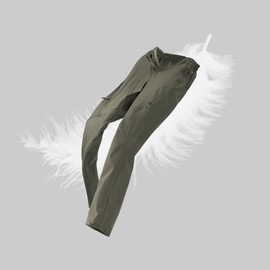 Postropaky Mens Hiking Quick Dry Lightweight Waterproof Fishing Pants Outdoor Travel Climbing Stretch Pants(Green38x32)