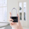 DELSWIN Combination Lock Outdoor Padlock - Weatherproof Extended 2-1/2 in.